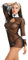 Kostüm Cosplay Nonne Sexy Damen, Dessous-Set Spiele Rolle Nun Transparentes Netz, Uniform Schwester Halloween, Minikleid Unterwäsche Babydoll Hot, 3-teiliges Outfit mit String und Kapuze