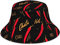 Zltegako Kawaii Avocado-Fischerhut, wendbar, mehrfarbig, verstaubar, Sonnenhut für Damen und Herren, Hot Chili, One size
