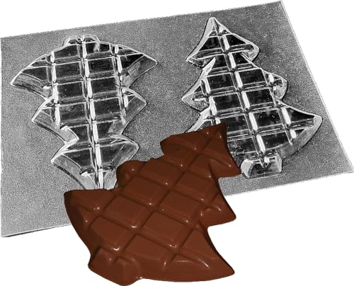 dennycraftmoulds.co.uk Christmas Tree Shaped Chocolate Bar Mould