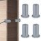 4pcs Cable Routing Kit for Starlink, Silicone Ethernet Cable Grommet for 1 Wall Hole Feed Through Bushings Wall Cable Protective Sleeve for Cable Router Protecting Cords