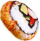 BCOATH Rollen Simuliertes Sushi-Kissen Sushi Plüschkissen Spielzeug Flauschige Kuscheltiere Dekokissen Für Kinder Sushi Stofftier Plüsch Kissen Für Couch Körperkissen Für Kinder Baumwolle