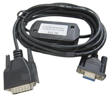 plc-kabel RS232 PC-TTY PC auf TTY Adapter Programmierkabel for S5 SPS 6ES5734-1BD20 (DB15) cabo plc
