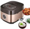 MGHRUE Olla Arrocera con Microordenador De 5 L, Inteligente, De 900 W, con Interior Antiadherente, Ideal para Comidas Compartidas, Fiestas Y Cenas Familiares, Desmontable Y Fácil De Limpiar