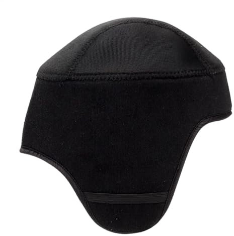 Teksome Helmfutter Totenkopfmütze für Herren, Schutzhelm Winterfutter | Gehörschutz unter Schutzhelm-Mütze - Abnehmbarer Schutzhelm-Einsatz, Winter-Reitausrüstung, Thermo-Mütze für Reisen und Pendeln