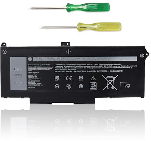 RJ40G Laptop Battery Replacement for Dell Latitude 14 5420 Latitude 15 5520 Precision 15 3560 Series P137G P137G001 P104F P104F001 P104F002 075X16 01K2CF WY9DX 0WK3F1 0M3KCN 005R42