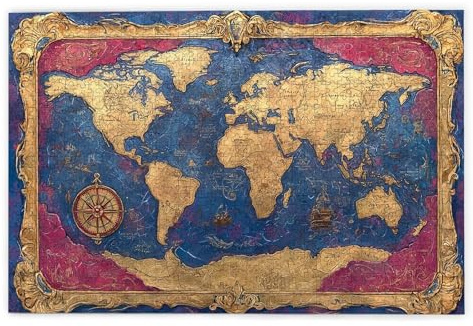 Puzzle 3000 Teile, Weltkarte Puzzle 3000 Teile Erwachsene, Holzpuzzle Erwachsene, EIN Herausforderndes Rätsel, Puzzlespiele für Die Ganze Familie, Holzpuzzle für Wanddeko Wohnzimmer, Geschenke, A-64