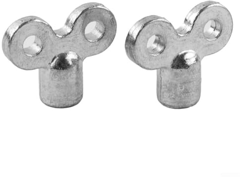 Square Radiator Ventilation Key, 5mm Zinc Alloy Tool for Easy Heating System Bleeding and Maintenance (C)