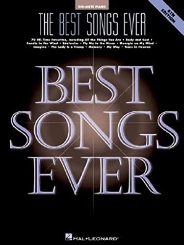 The Best Songs Ever: Big-Note Piano