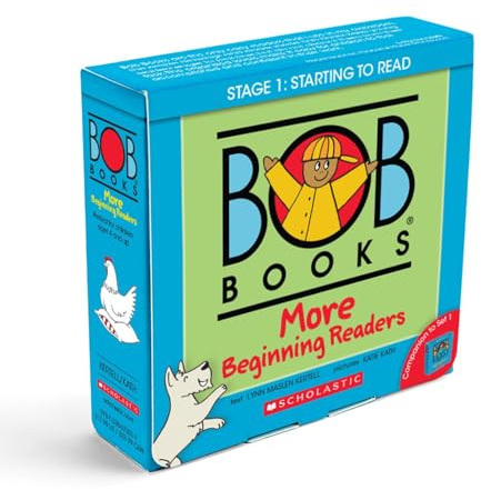 Bob Books - More Beginning Readers Box Set Phonics, Ages 4 and Up, Kindergarten (Stage 1: Starting to Read)