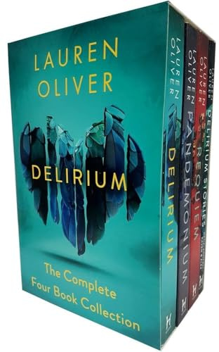 Delirium Series The Complete 4 Books Collection Box Set by Lauren Oliver (Delirium, Pandemonium, Requiem & Delirium Stories)