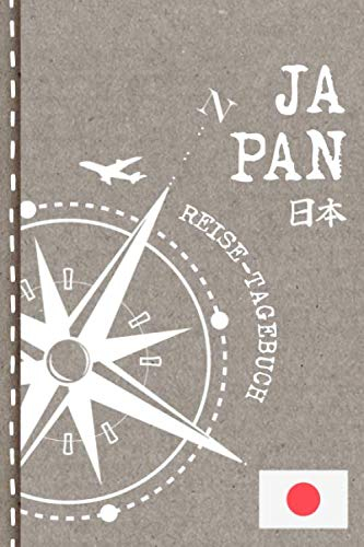 Japan Reisetagebuch: Reise Tagebuch zum Selberschreiben, ca. A5 - Journal Dotted Punkteraster für Urlaub, Ferien, Auslandsjahr, Au Pair, Auswanderer - Notizbuch 112 Seiten Dot Grid punktiert
