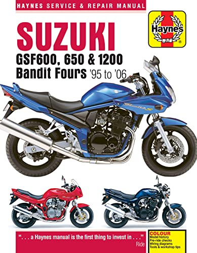 Suzuki GSF600, 650 & 1200 Bandit Fours 1995-2006 | With a Haynes Manual, you can do it yourself, from simple maintenance to full repairs.