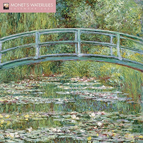 Monet’s Waterlilies – Monets Seerosen 2021: Original Flame Tree Publishing-Kalender [Kalender] (Wall-Kalender)