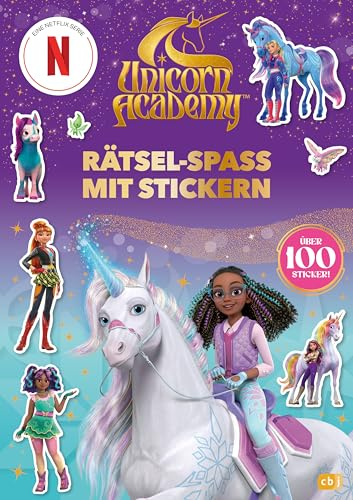 Unicorn Academy – Rätselspaß mit Stickern: Rätsel, Spiele, Bilder und vieles mehr mit über 100 Stickern für Kinder ab 5 Jahren (Unicorn Academy – Activity, Band 7)