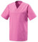 EXNER Medizinischer Schlupf-Kasack, OP-Kasack, Unisex, für Krankenpflege, Altenpflege, Farbe hot pink, Größe L