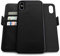dreem Fibonacci Coque iPhone X/XS Magnetique Antichoc | Etui Portefeuille 2-en-1 avec Stand Amovible 2 Positions | TPU Vegan Fin | Protection RFID | Noir