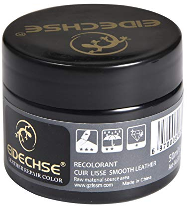 Lederbalsam Lederfett Lederpflege 50ML, Schuhcreme Schwarz Für Auto, Möbel, Jacke Motorradbekleidung Handtaschen Ledercouch Schuhe