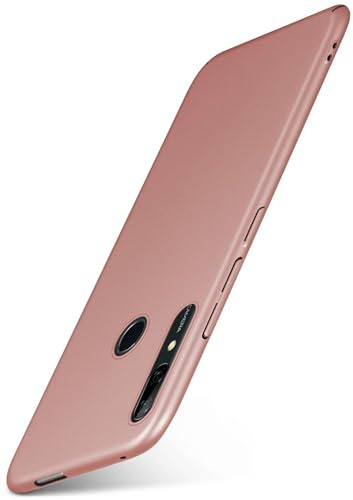 moex für Huawei P smart Z Hülle Ultra Dünn, Schutzhülle mit erhöhtem Kameraschutz, Slim Cover Hardcase Backcover, Dünnste Handyhülle Minimalistisch Alpha Case, Rosegold