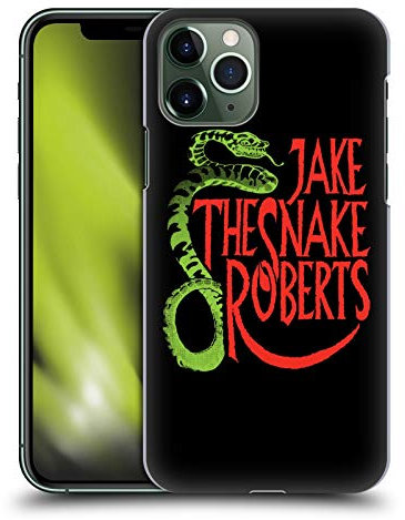 Head Case Designs Offizielle WWE Snake Pro Jake The Snake Roberts Harte Rueckseiten Handyhülle Hülle Huelle kompatibel mit Apple iPhone 11 Pro