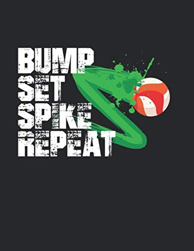 Handball Trainingsbuch: Planen, üben und umsetzen mit diesem Traingstagebuch I Führe Protokoll zu deinem Handballtraining I A4+ Format I Motiv: Bump set spike