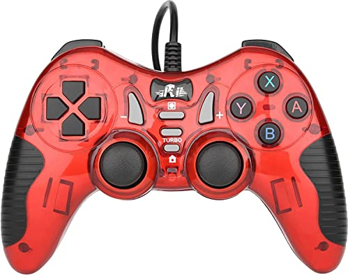 Rii Gaming GP500 - Manette de jeu compatible avec PlayStation 3, Windows PC, Android, Raspberry Pi, Smart TV, Fire TV