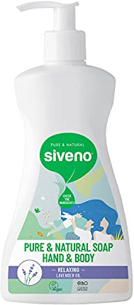 Siveno, Pure& Natural Soap Hand&Body 300ml (Lavender)