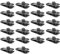 22 pezzi ganci per teloni,clip per tende,tarp clips per tenda,ganci per teloni,campeggio tende da antivento morsetti,per fissaggio teloni di clip