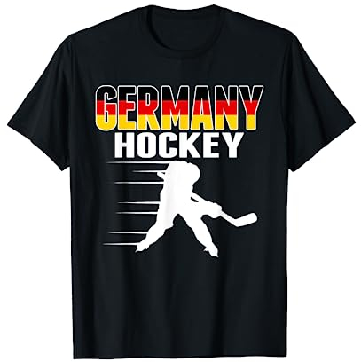 Deutschland Eishockey Fans Trikot Deutsche Hockey Team Supporter T-Shirt
