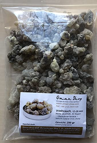 Boswellia Sacra Al hojari Weihrauch aus Oman 250g 12-20mm im Polyethylenbeutel
