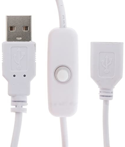 Cavo di prolunga USB con interruttore ON Off Cavo USB maschio a femmina per lampada da tavolo LED Ventilatore USB Strisce LED cavo usb con interruttore on off cavo prolunga toggle usb cavo di