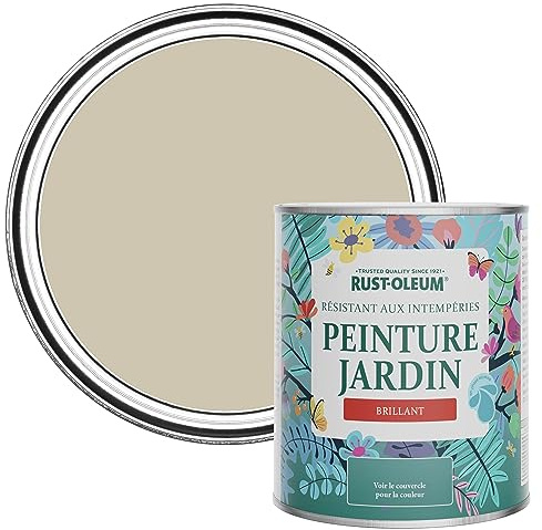 Rust-Oleum Green Mould-Resistant Garden Paint In Gloss Finish - Silver Sage 750ml