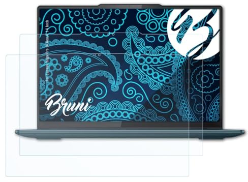 Bruni Schutzfolie kompatibel mit Lenovo Yoga Pro 9i Gen 8 14 Inch Folie, glasklare Displayschutzfolie (2X)