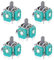 Joystick Analogique 3D, 5 Pièces pour Manette De Capteur Analogique 3D Xbox One Contrôleur De Pouce Gauche/Droit