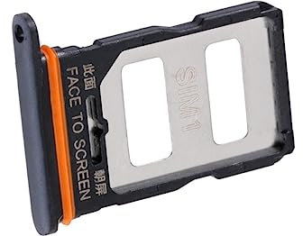 Tiroir Carte SIM pour Xiaomi 12T, 12T Pro (22071212AG, 22081212UG), Remplacement Original, Noir
