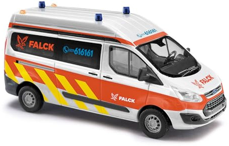 Busch - Ford Transit Custom Bus Rettungsdienst Falck 2012 (4/22) *ba52515