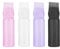 4 Stück Haaröl Applikator Flasche Haare, Wurzelkamm Hair Oil Applicator Bottle, Flasche mit Haarfärbebürste (Rosa, Weiß, Lila, Schwarz)