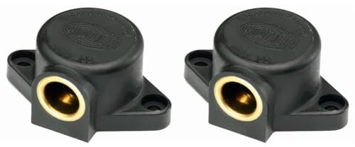 HELLA - Steckdose - Anbau - Stecker: Schraubkontakt - Kunststoffgehäuse - DIN/ISO: 4165-8JB 004 123-002 (Packung mit 2)