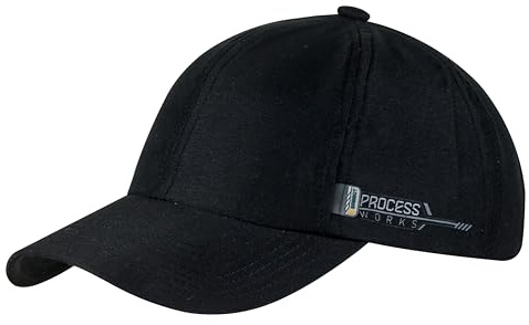 SABBOT Oscar Herren Cap, Basecap, Schirmmütze Sportcap, Schnelltrocknend, Atmungsaktiv, Verstellbar, Leichtgewicht, Ideal für Outdoor Sportarten (Schwarz)