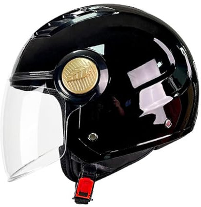 JATIBOSH Roller Helm Fashionhelm, In Gr. M-XXL, Jet Helm mit Sonnenblende, ECE Zertifiziert, Roller Helm Jet Helm Mopedhelm Herren und Damen