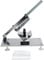 VITIWEDTY Automatic/Hand Frozen Meat Slicer - Upgraded Stainless Steel Meat Cutter, Adjustable Thickness Meat Cutter Machine Frozen Meat Roll Slicer (Automatic)