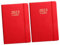 HOODANCOS 2st Agendabuch 2023 Tagesplanbuch Terminkalender 2023 Datiertes Notizbuch Monatliches Tagebuch Monatliches Terminbuch Monatsplaner Wochentagebuch Notizblock Wöchentlich Papier Rot