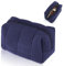 Sibba Kosmetiktasche Tragbare Makeup Tasche Reise-Kulturbeutel für Toilettenartikel Schminktasche Handtasche Damen Mäppchen Makeup Bag Kosmetiktaschen Reißverschluss Organizer Tasche Marineblau