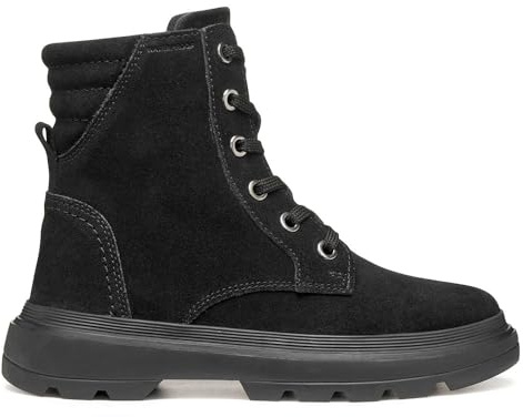 Geox Girls' J Kiddartah Girl WpfAnkle Boot, black, 5 UK