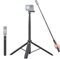 PULUZ Treppiede invisibile per selfie da 137 cm per insta360 X3 X4 Ace Pro, All in One Vlog Live Streaming Stand per GoPro Hero 13 12 11 10 9 8 7 6 5, Brave 4,7, EK5000, EK7000 e altre action camera