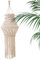 Makrame -Lampen -Farbton, Quastenlampenschatten, Böhmischer Stil Vintage Chic Quaste Leichter Schatten Handwebiert, Kronleuchter Dekoration Exquisite Künstlerin für Schlafzimmer, Wohnzimmer