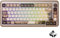 Akko MU02 VIA Gaming-Tastatur mit Walnussholzgehäuse, 75% RGB, 2,4G Wireless/Bluetooth/Kabelgebunden, Hot-Swap-fähige mechanische Tastatur, ISO-Layout (Mountain Seclusion, V3 Pro Piano-Schalter)