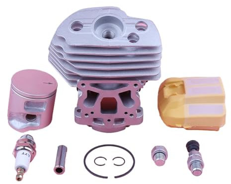 Filtre à air de piston de cylindre for tronçonneuse Husqvarna 545 550XP for bougie d'allumage de bague de soupape de décompression JONSERED CC2252 W