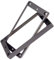 2 anneaux de micro en plastique noir for cadre de chevalet et manche de guitare 7 cordes