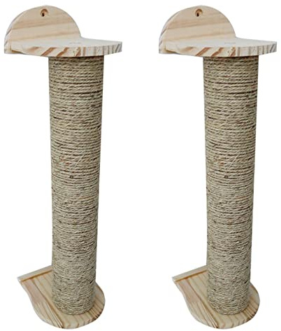 Janasiba 2X An Der Wand Befestigtes Katzen Kratz Brett Spielzeug Sisal Kletter Gerüste, Die Katzen Verkratzen, Die Möbel Schützen Grind Krallen Katze Scratcher Spielzeug