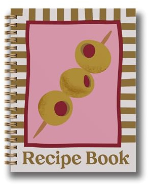 Yop & Tom Recipe Journal (A5) - Write Your own Recipe Book (Olives)